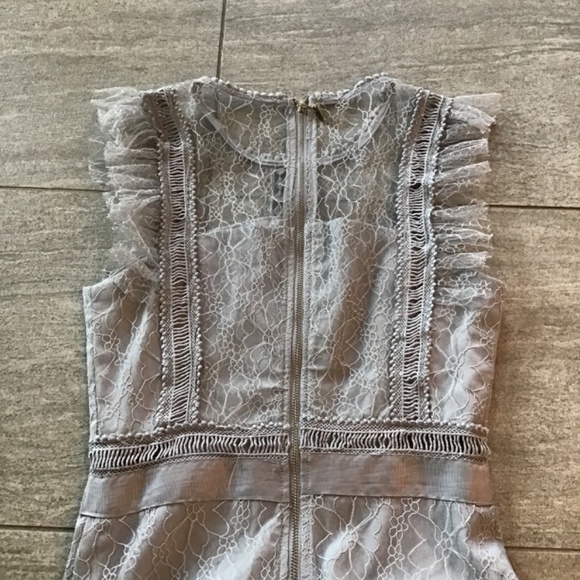 Trish Scully Silver Dress Size 2 - Picture 4 of 6